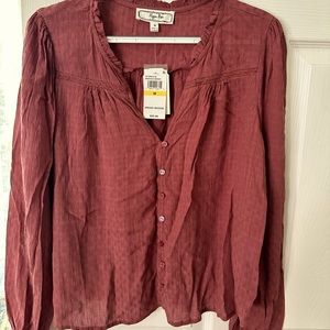 Hippy Rose woven top